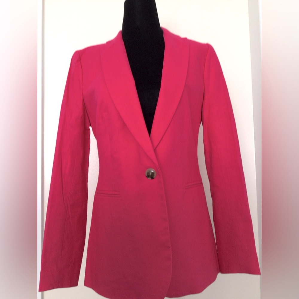 NEW! J CREW Hot Pink Jacket Women Small (4 US) NWT